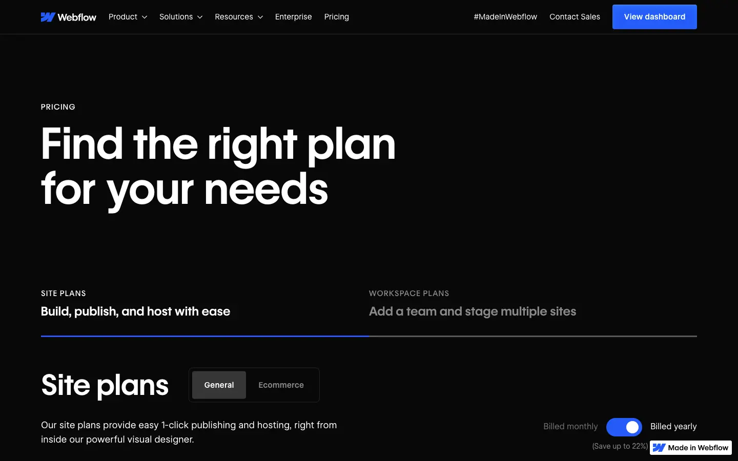 Webflow Pricing (2024): The Ultimate Guide To Pricing, Plans & Features