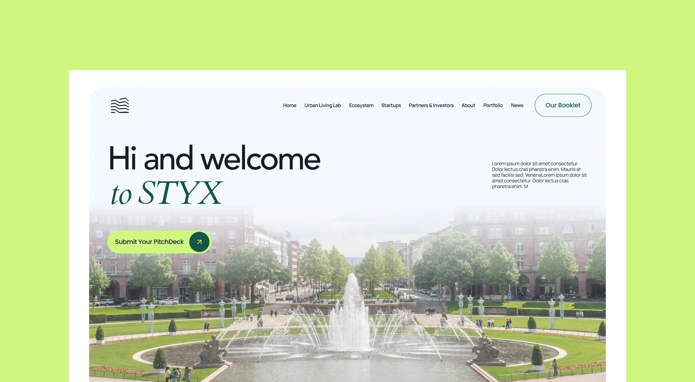 Styx website designed and built in Webflow by Macu Studio